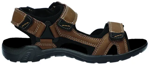 Босоножки кожаные мужские American ClubCY 194 коричневый 40-43