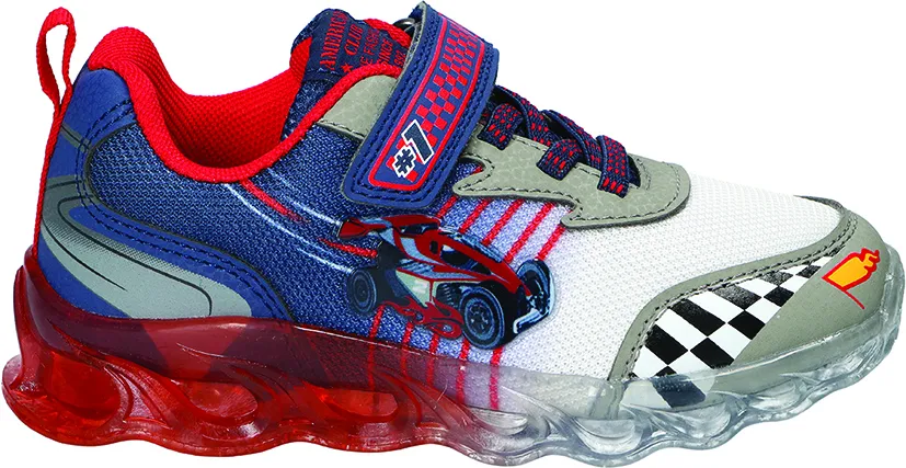 Кросівки American Club ES 214 LED синьо-червоний 26-30 — American Club (Американ Клаб)