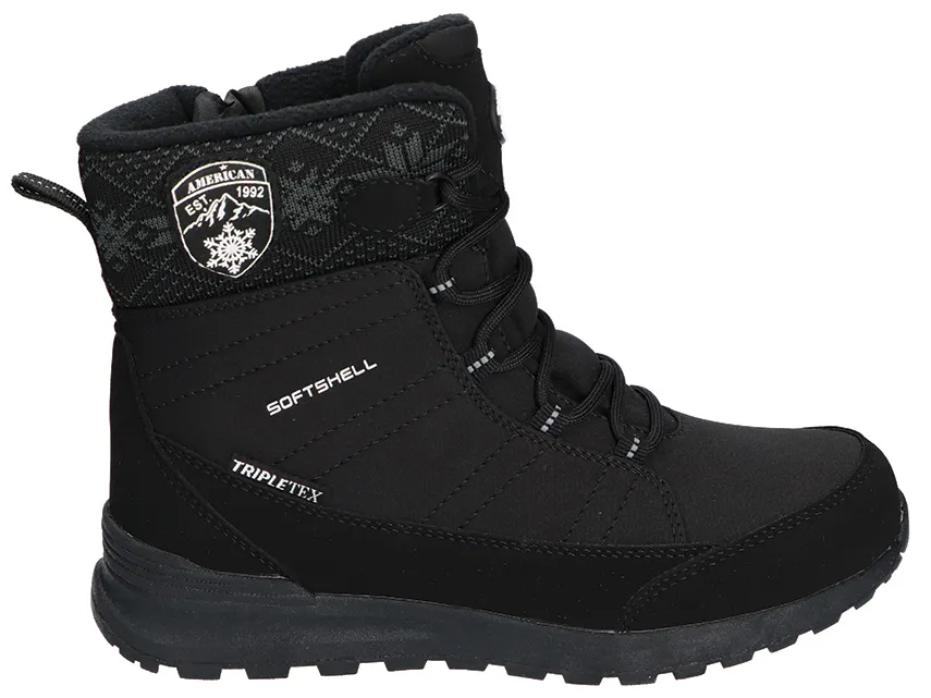 Термоботинки SOFTSHELL American Club SN 72 черный 38-40 — American Club (Американ Клаб)
